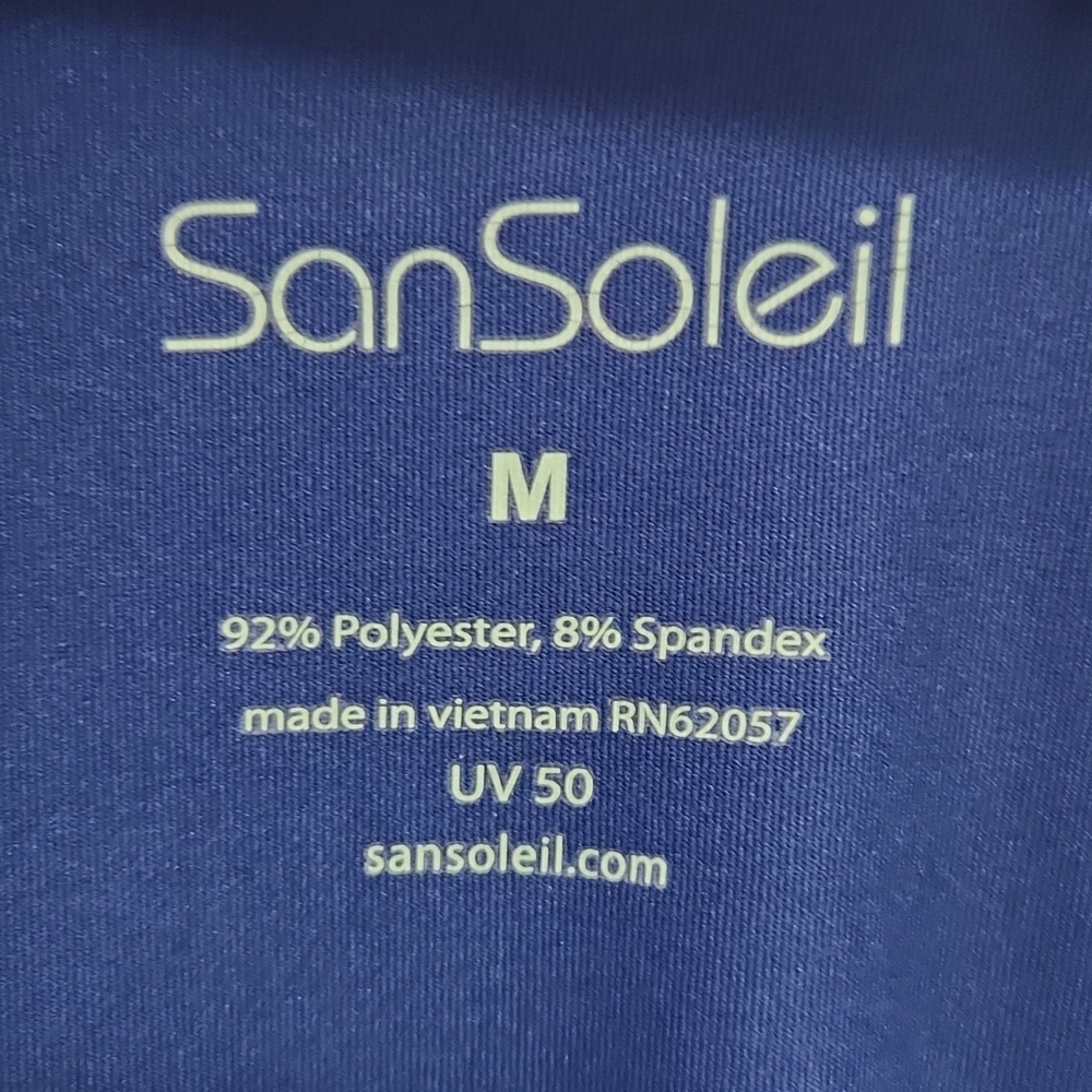 SanSoleil Women's 1/4 Zip Golf Dress Size Medium - Picture 6 of 7